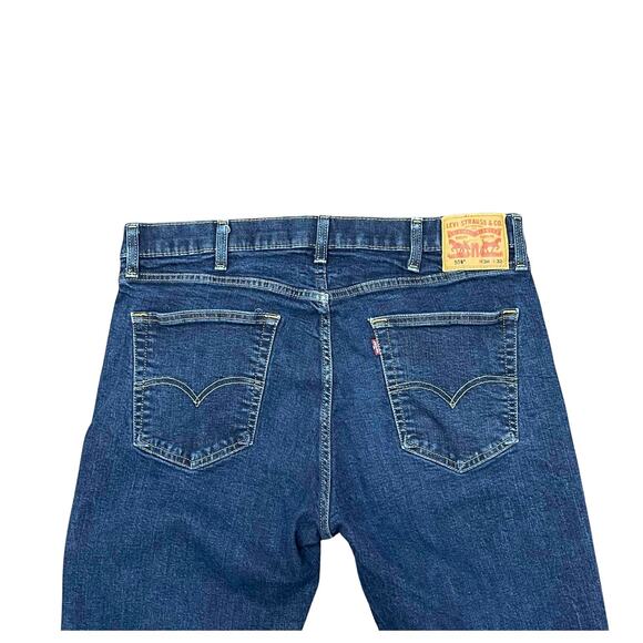 Levi's 559 Relaxed Straight Leg Jeans Men's W38 L32 Dark Wash Denim - Picture 8 of 12